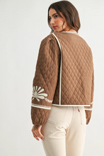 Load image into Gallery viewer, Ingrid Quilted Jacket Chocolate
