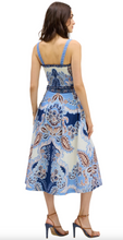 Load image into Gallery viewer, Mabel Skirt Azure Paisley