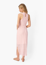 Load image into Gallery viewer, Annison Stretch Lace Midi Dress Dogwood