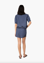 Load image into Gallery viewer, Junie Top Navy Plaid