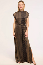 Load image into Gallery viewer, Liana Dress Noir Geometry
