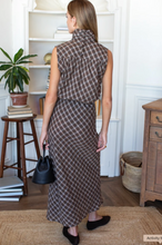 Load image into Gallery viewer, Frederique SLVLS Blouse Cocoa Plaid