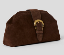 Load image into Gallery viewer, Estelle Clutch Chocolate Gold