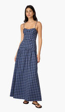 Load image into Gallery viewer, Palermo Dress Navy Plaid