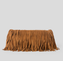 Load image into Gallery viewer, Melrose Suede Clutch Bronze