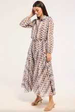 Load image into Gallery viewer, Marcia Dress Serpentine Geo