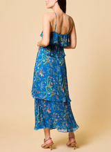 Load image into Gallery viewer, Aphrodite Ankle Dress Blue Florabella