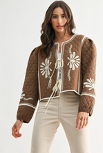 Load image into Gallery viewer, Ingrid Quilted Jacket Chocolate