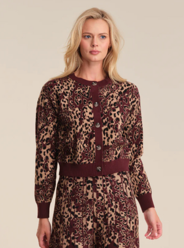 Ollie Leopard Cardigan
