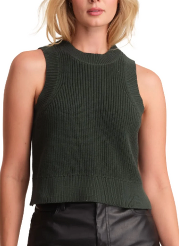 Demi High Neck Tank Bottle Green