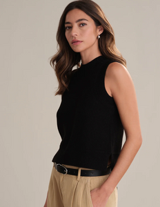Demi High Neck Tank Black