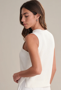 Demi High Neck Tank Chalk