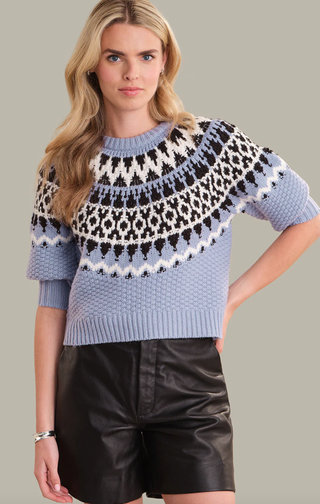 Alora Fair Isle Top Eventide