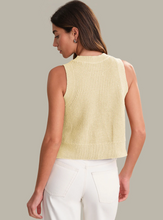 Load image into Gallery viewer, Demi High Crew Tank Lemon Icing