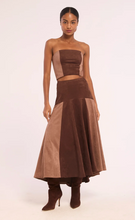 Load image into Gallery viewer, Lenore Skirt Faux Suede Mix