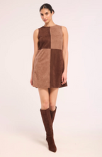 Load image into Gallery viewer, Sigrid Dress Faux Suede