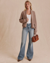 Load image into Gallery viewer, Willow Fringe Cardigan Taupe Grey