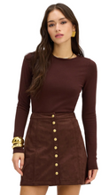Load image into Gallery viewer, Carla Skirt Espresso