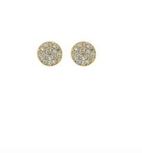 Load image into Gallery viewer, Micro Pave Circle Studs