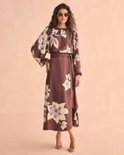 Load image into Gallery viewer, Nalini Wrap Skirt Adrienne Ganache