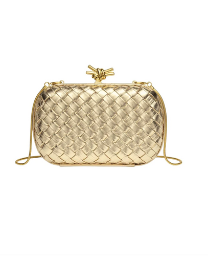 Bonne Chain Clutch Gold