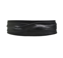 Load image into Gallery viewer, Midi Wrap Belt Black