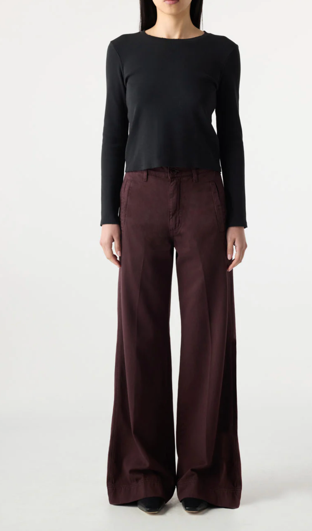 Frida Trouser Aubergine