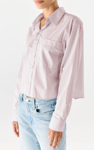 Load image into Gallery viewer, Ruth Crop Shirt Wisteria