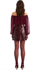 River Skirt Burgundy