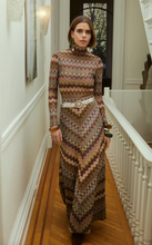 Load image into Gallery viewer, Olive Skirt Olive Chevron