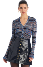 Load image into Gallery viewer, Colleen Cardigan Navy Space