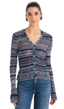 Load image into Gallery viewer, Colleen Cardigan Navy Space