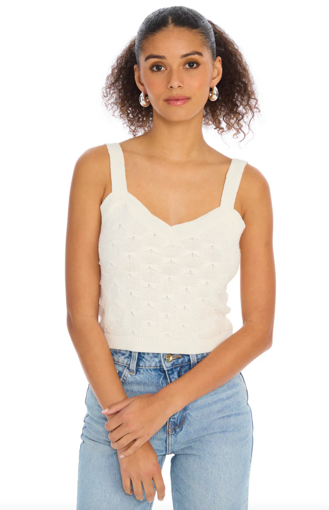 Sweetheart Tank White