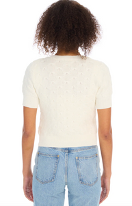 Effie Cardigan White