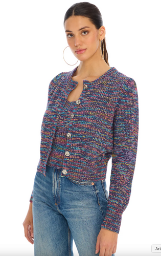 Spacedye Gia Cardigan Rainbow