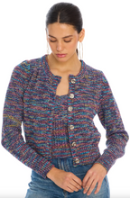 Load image into Gallery viewer, Spacedye Gia Cardigan Rainbow