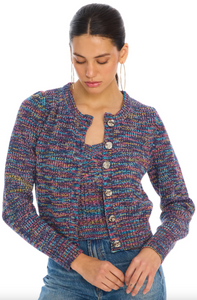 Spacedye Gia Cardigan Rainbow