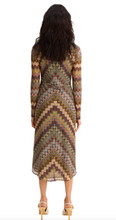 Load image into Gallery viewer, Holms Dress Olive Chevron