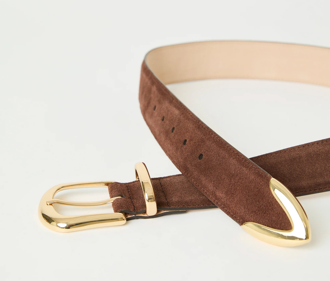Marc Suede Chocolate Gold