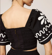 Load image into Gallery viewer, Minka Top Black Ivory