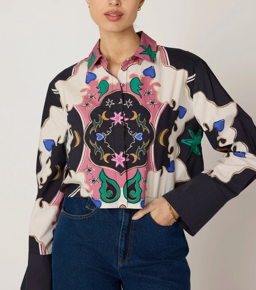 Zoya Blouse Estelar Print