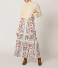 Load image into Gallery viewer, Marjorie Ankle Skirt La Ramos Print