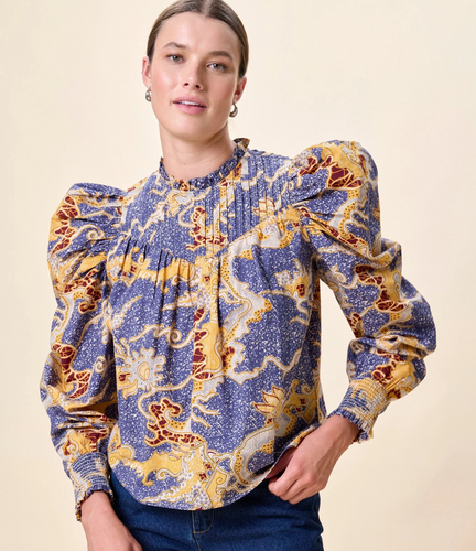 Irina Blouse Blue Castello