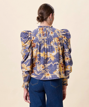 Load image into Gallery viewer, Irina Blouse Blue Castello