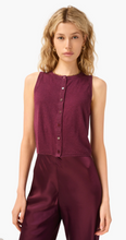 Load image into Gallery viewer, Dia Sweater Vest Blackberry