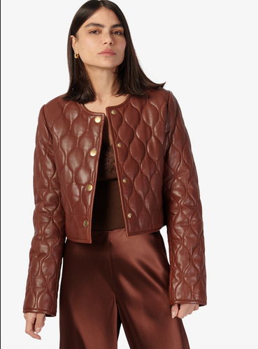 Wanda Genuine Leather Jacket