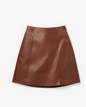 Load image into Gallery viewer, Cillian Genuine Leather Skirt Mousse