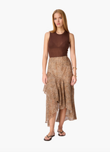 Load image into Gallery viewer, Yazmeena Chiffon Skirt Leo