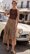Load image into Gallery viewer, Yazmeena Chiffon Skirt Leo
