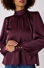 Load image into Gallery viewer, Cosette Blouse Raisin